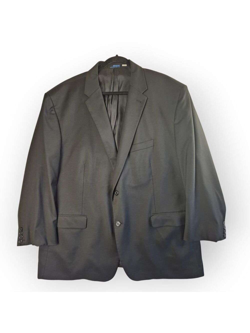 Murano Wardrobe Essentials Men's 4XB Black Suit Jacket Blazer Big Man Formal